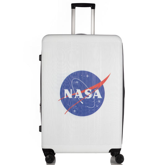 NASA JFK White Luggage (29"/ 25"/ 21")