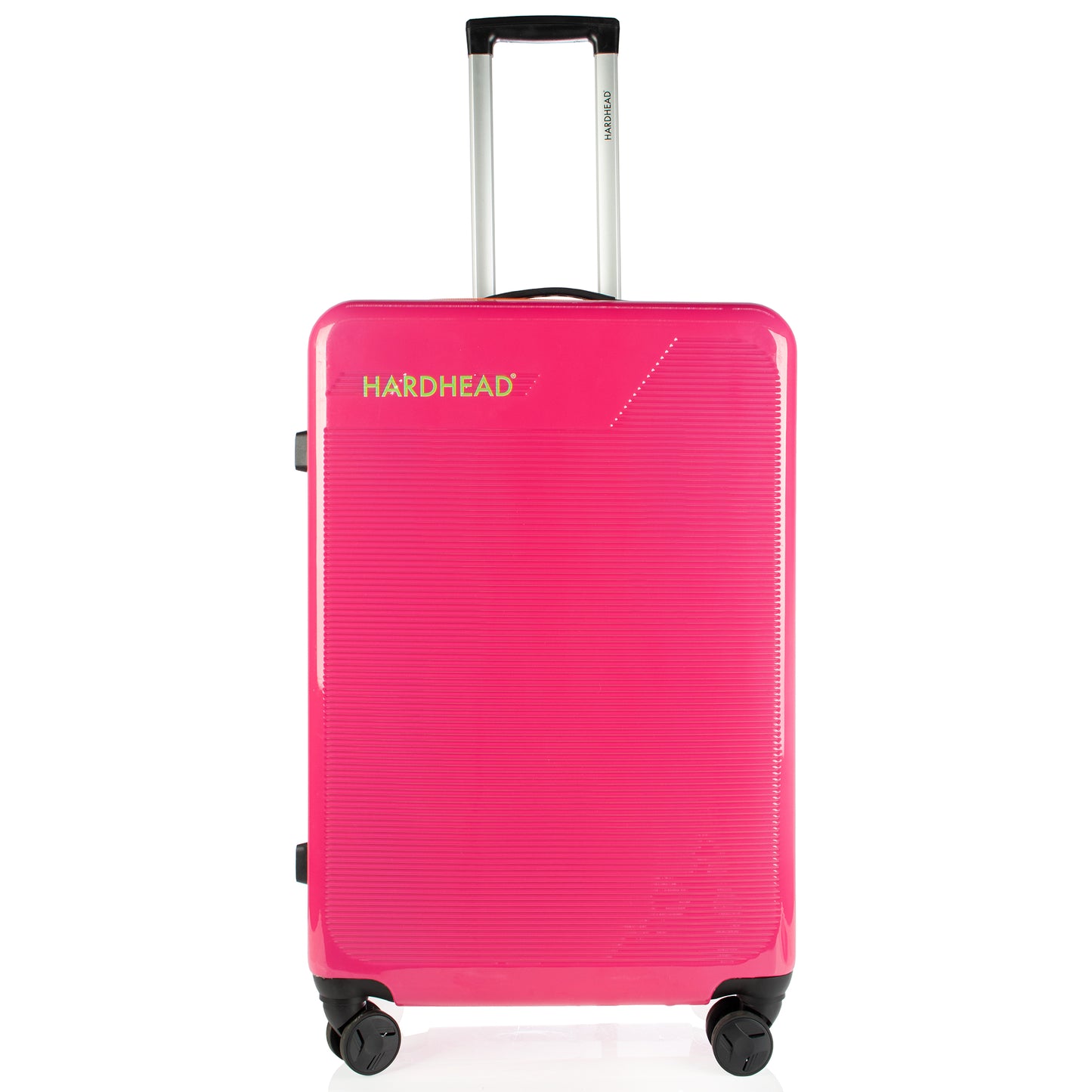 Hardhead Luggage (22/26/30") Boost Hardside Travel Suitcase with 4 360 Wheels TSA Lock Included, Pink