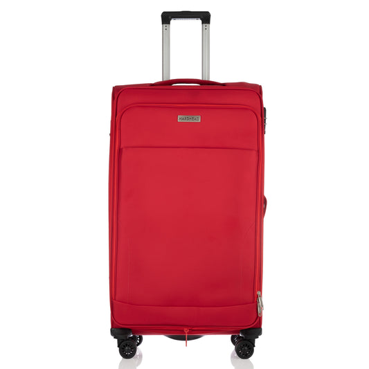 Hardhead Luggage (18/20/26/30") Suitcase Lock Spinner Soft In Heaven Collection Red