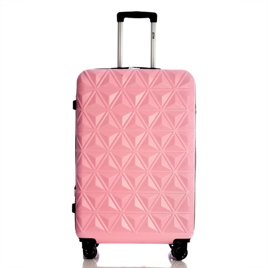 Hardhead Luggage (21/25/29") Suitcase Lock Spinner Hardshell Cosmos Collection Pink