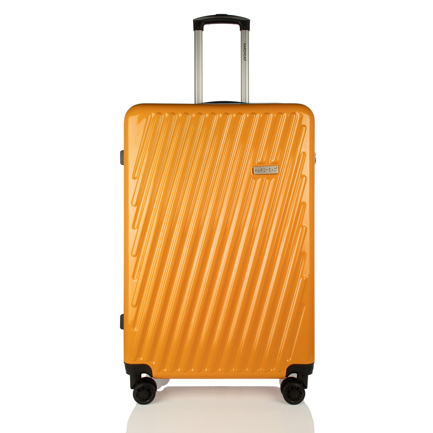 Hardhead Luggage (21/25/29") Suitcase Lock Spinner Hardshell Denisse Collection Orange
