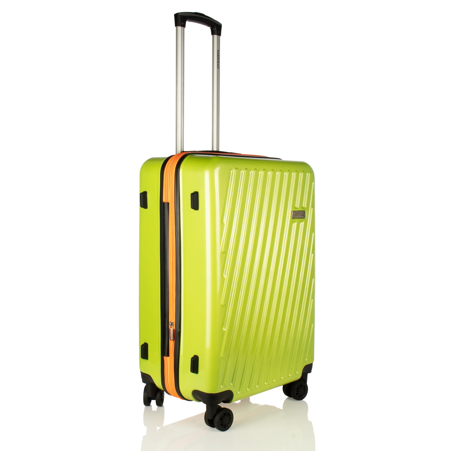 Hardhead Luggage (21/25/29") Suitcase Lock Spinner Hardshell Denisse Collection Green