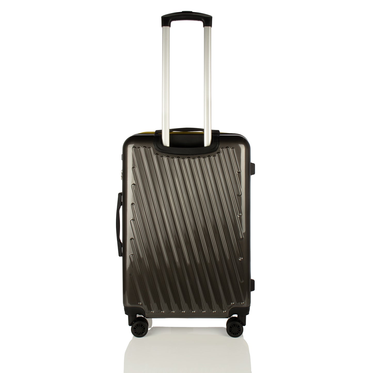Hardhead Luggage (21/25/29") Suitcase Lock Spinner Hardshell Denisse Collection Black